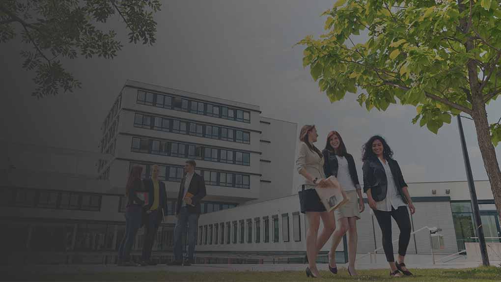 Students walking in the campus