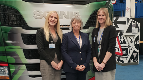 Leanne Shackleton, Corporate Partnership Manager at MOL, Jane Evison, Key Account Manager at Total People, and Wendy Blackburn, Operations Manager at Total People.